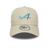 Șapcă Alpine, trucker, de sezon, New Era, 9FORTY, crem