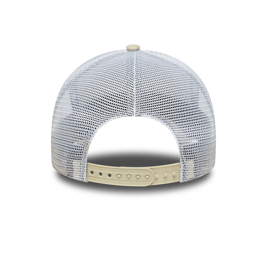 Șapcă Alpine, trucker, sezonieră, New Era, 9FORTY, crem