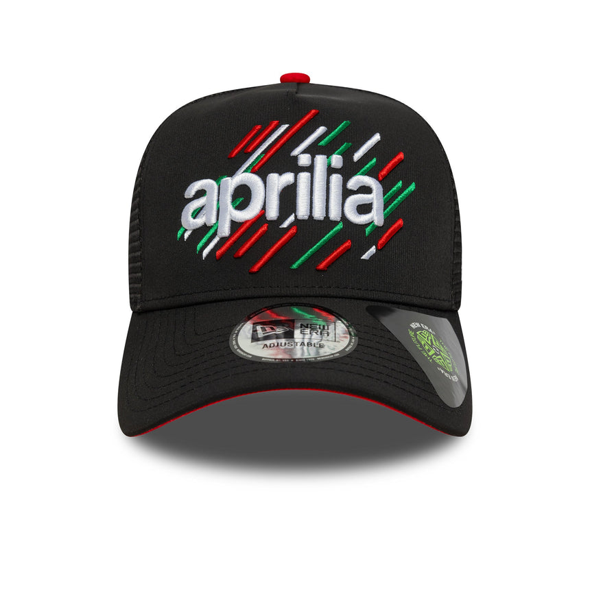 Aprilia, șapcă, trucker, A-Frame, negru
