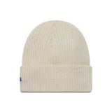 Căciulă beanie tricotată cu manșetă scurtă, Repreve, New Era, alb