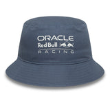 șapcă tip bucket Red Bull Racing, sezonieră, conică, New Era, 9FORTY, albastru