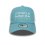 Șapcă Red Bull pentru curse, tip trucker, sezonieră, New Era, 9FORTY, albastru