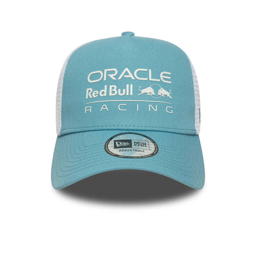 Șapcă Red Bull pentru curse, tip trucker, sezonieră, New Era, 9FORTY, albastru