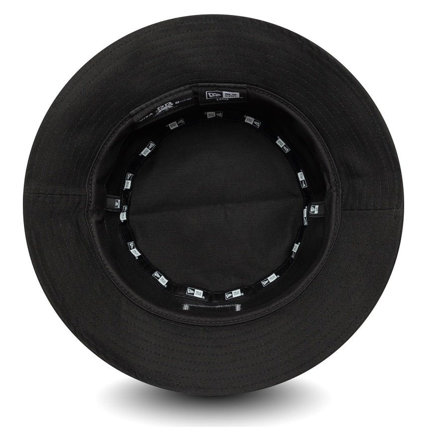 Pălărie bucket Visa RB, sezonieră, conică, New Era, 9FORTY, negru