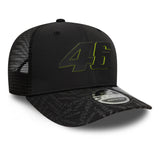 Valentio Rossi #46 șapcă, VR46, durabil, New Era, 9SEVENTY, negru