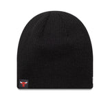 Căciulă Chicago Bulls, Essential, tricot cu model craniu, New Era, neagră