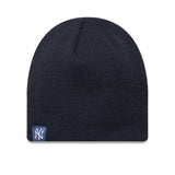 Căciulă beanie a echipei New York Yankees, esențial, tricotată în stil skull, New Era, albastru