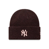 Căciulă New York Yankees, pentru femei, cu margine lată, New Era, roșu