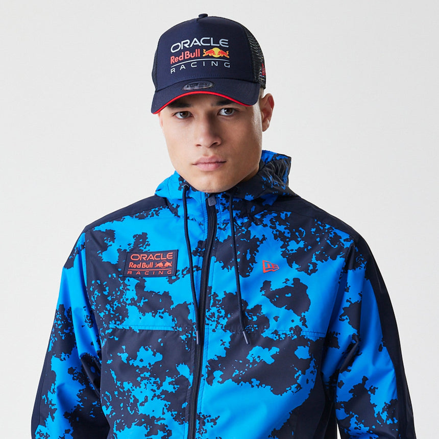 Geacă Red Bull Racing Windrunner, New Era, camuflaj, albastru