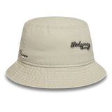 Pălărie de tip bucket McLaren x Reiss, cu croi conic, New Era, albă