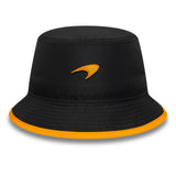 McLaren x Reiss pălărie bucket, de sezon, cu croială conică, New Era, 9FORTY, negru