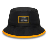 McLaren x Reiss pălărie bucket, de sezon, cu croială conică, New Era, 9FORTY, negru
