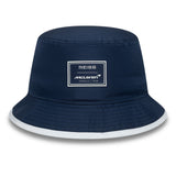 Pălărie tip bucket McLaren x Reiss, sezonieră, conică, New Era, 9FORTY, albastră