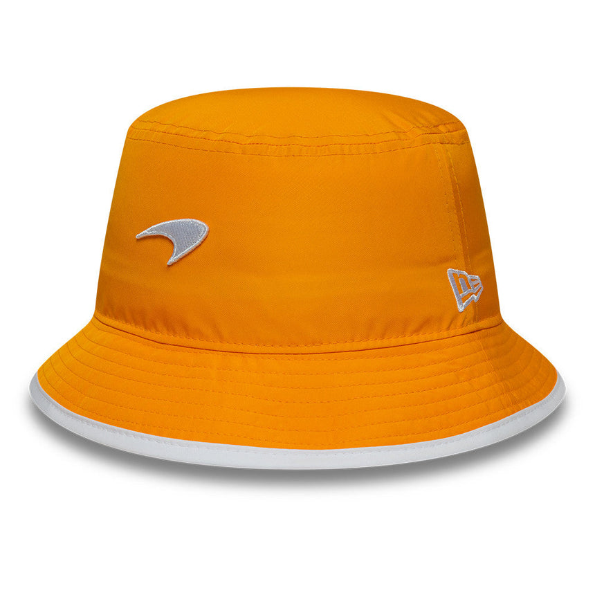 Pălărie bucket McLaren x Reiss, sezonieră, conică, New Era, 9FORTY, portocaliu