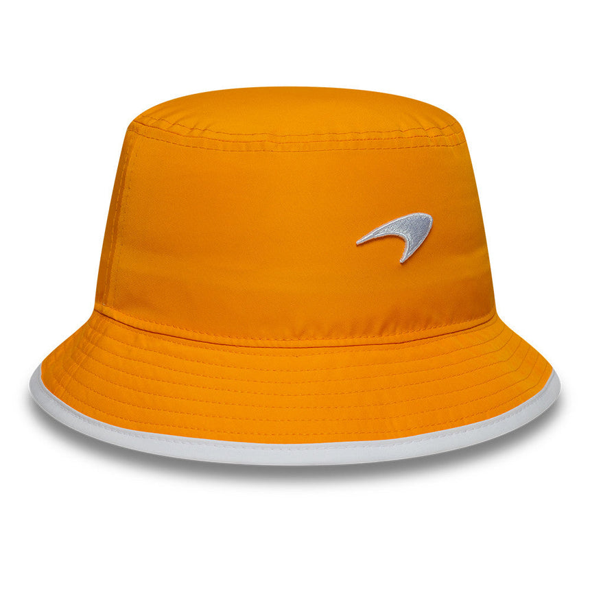 Pălărie bucket McLaren x Reiss, sezonieră, conică, New Era, 9FORTY, portocaliu