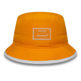 Pălărie bucket McLaren x Reiss, sezonieră, conică, New Era, 9FORTY, portocaliu