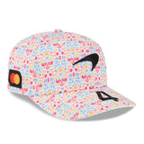 șapcă McLaren, echipa, Lando Norris, ediție specială Mexic, New Era, 9SEVENTY, alb