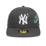 șapcă New York Yankees, PLANET ICON, 59FIFTY, PC, camuflaj, negru
