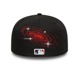 șapcă Los Angeles Dodgers, PLANET ICON, New Era, 59FIFTY, PC, negru
