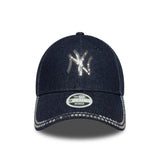 Șapcă New York Yankees, paiete, New Era, 9FORTY, model albastru, albastru