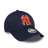Șapcă New York Yankees, bouclé pentru femei, New Era, 9TWENTY, bouclé, albastru