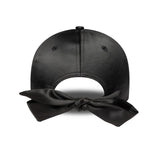 șapcă New York Yankees, fundă satinată pe spate, New Era, 9FORTY, pentru femei, neagră