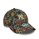 Șapcă New York Yankees, femei, floral, New Era, 9TWENTY, negru multicolor