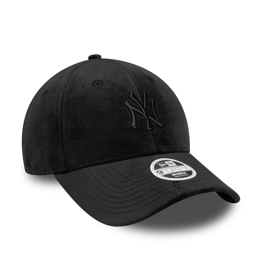 șapcă New York Yankees, velur, New Era, 9FORTY, negru