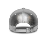 Șapcă New York Yankees, metalizată, New Era, 9FORTY, pentru femei, argintiu