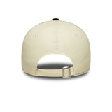 Șapca New York Yankees, velur sintetic, New Era, 9FORTY, beige-negru