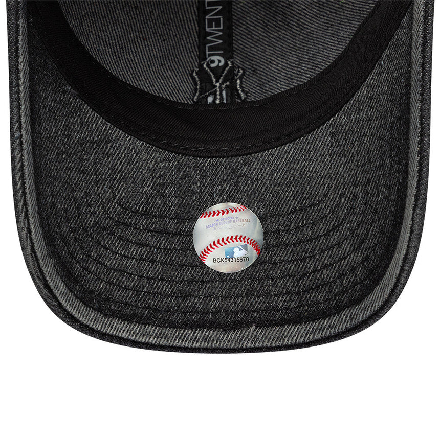 Șapcă New York Yankees, din denim, 9TWENTY, negru