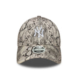 șapcă New York Yankees, șarpe, 9FORTY, New Era, gri
