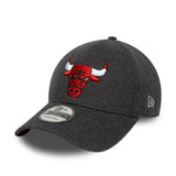 șapcă Chicago Bulls, lână melton, 9FORTY, Chochago Bulls, gri, gri