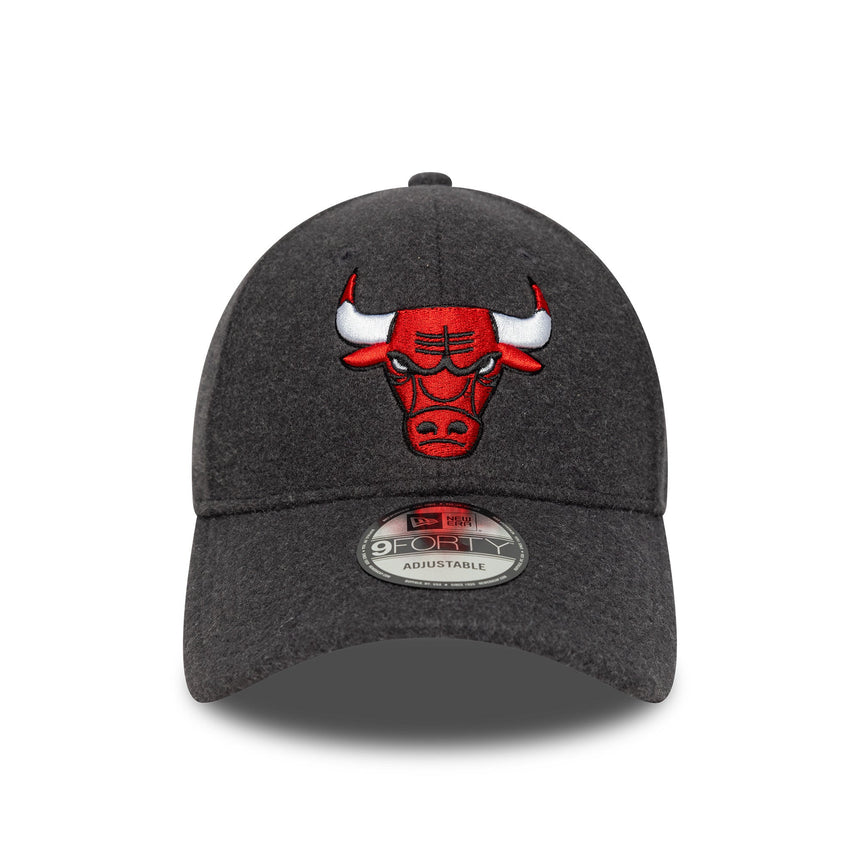 Șapcă Chicago Bulls, lână melton, 9FORTY, Chicago Bulls, gri