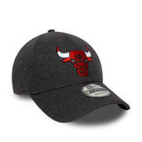 Șapcă Chicago Bulls, lână melton, 9FORTY, Chicago Bulls, gri