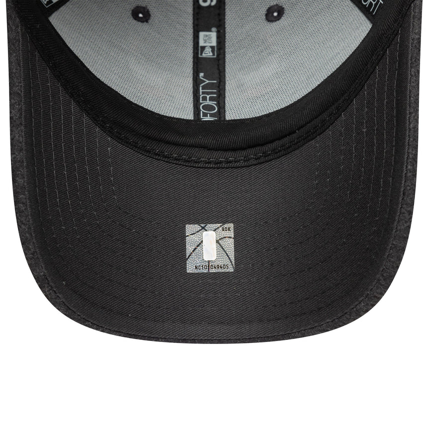 Șapcă Chicago Bulls, lână melton, 9FORTY, Chicago Bulls, gri