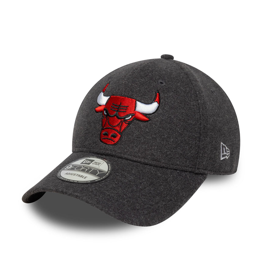 Șapcă Chicago Bulls, lână melton, 9FORTY, Chicago Bulls, gri