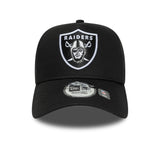Șapcă Las Vegas Raiders, patch lateral, New Era, A-frame, negru