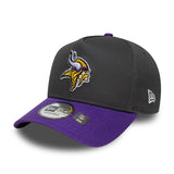 Șapcă Minnesota Vikings, A-Frame, New Era, gri