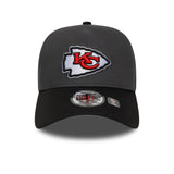șapcă Kansas City Chiefs, pin impecabil, New Era, 9FORTY, gri