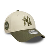 Șapcă New York Yankees, patch lateral, New Era, 9FORTY, camuflaj, gri