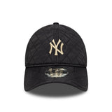 Șapcă New York Yankees matlasată, New Era, 9TWENTY, neagră, gri