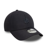 șapcă New York Yankees, albastră cu insignă albastră, New Era, 9FORTY, albastru