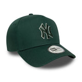 New York Yankees șapcă, cadru conturat, New Era, 9FORTY, mono-ton, verde