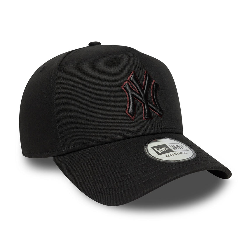 Șapcă New York Yankees, pin cu contur, New Era, 9FORTY, negru