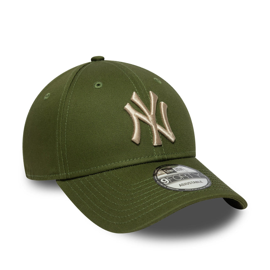 șapcă New York Yankees, simplă, New Era, 9FORTY, verde