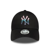 Șapcă New York Yankees, logo metalic, 9FORTY, negru