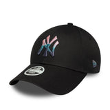 Șapcă New York Yankees, logo metalic, 9FORTY, negru