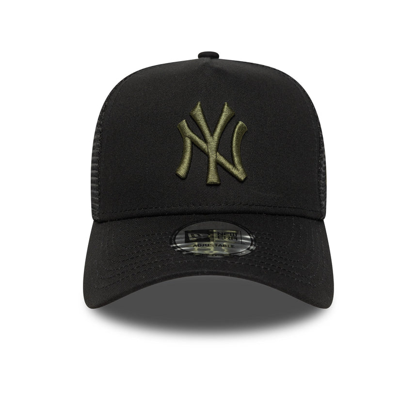 Șapcă de tip trucker New York Yankees, esențial pentru ligă, RIG, neagră