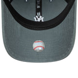 Șapcă New York Yankees, logo mic spălat, New Era, 9TWENTY, gri